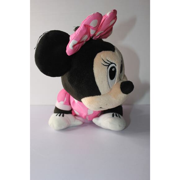 Disney Baby Minnie Mouse Musical Talking Crawling Pal Plush Fisher Price - Picture 2 of 4